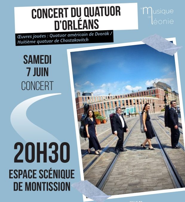 Samedi 7 juin 2025 – Concert du quatuor d’Orléans