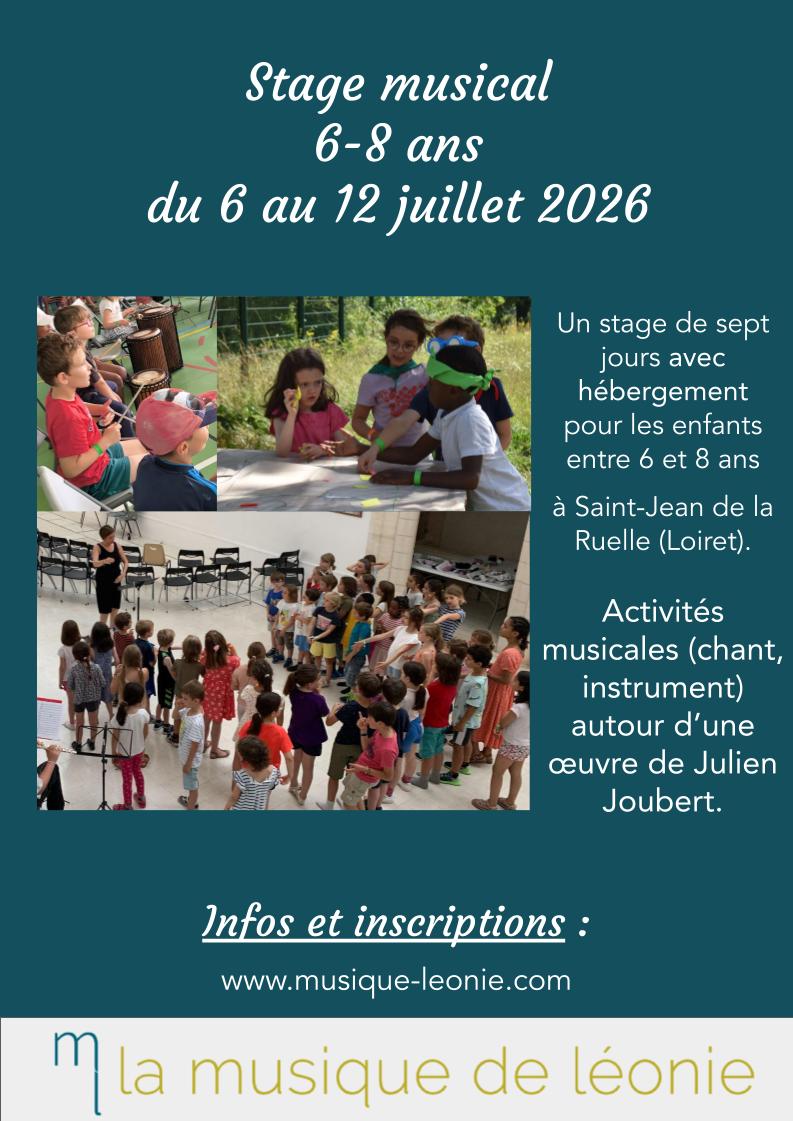 stage 6-8 ans