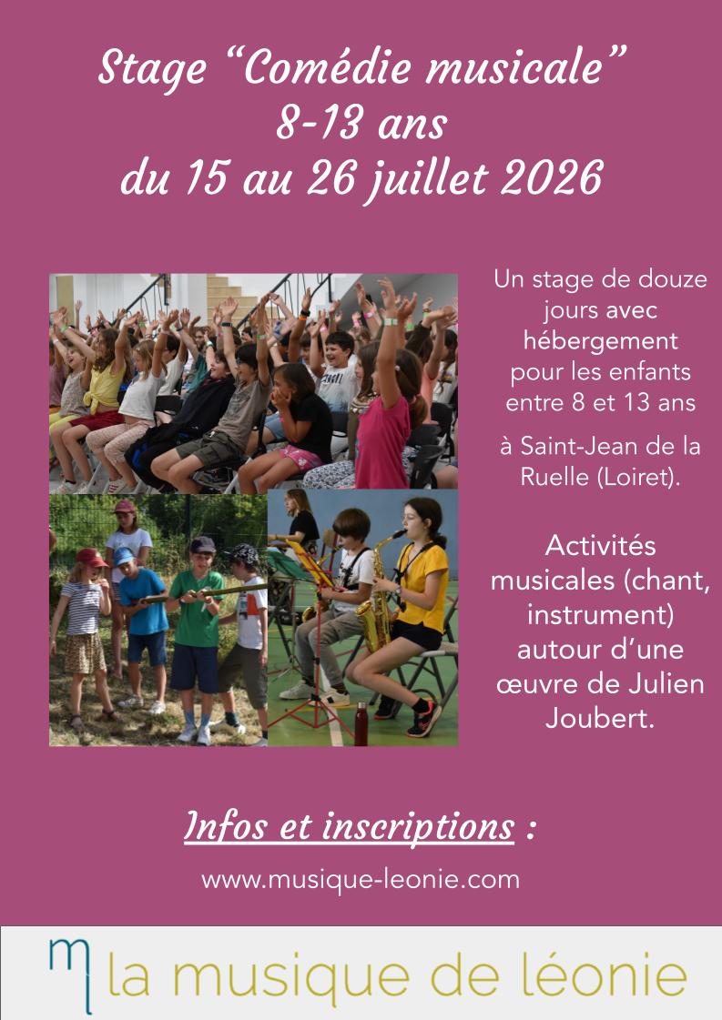 stage comédie musicale