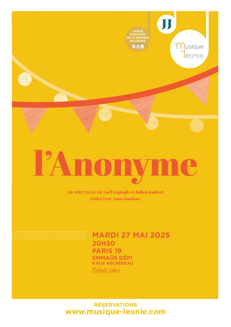 affiche l'anonyme musique de léonie